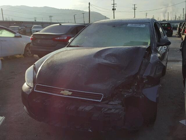 2G1WU583589197803 - 2008 CHEVROLET IMPALA LTZ BLACK photo 2