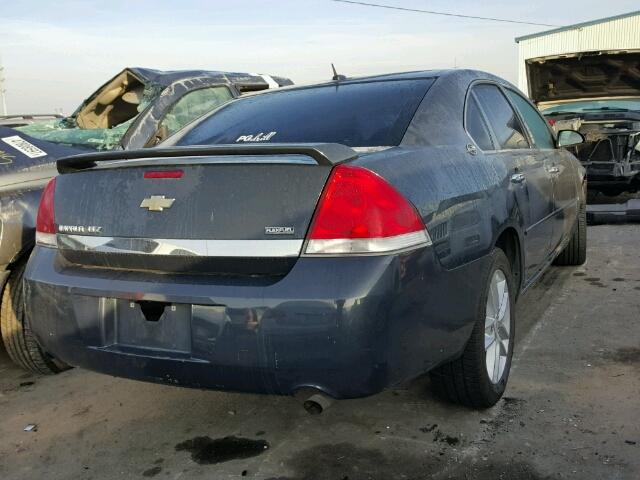 2G1WU583589197803 - 2008 CHEVROLET IMPALA LTZ BLACK photo 4