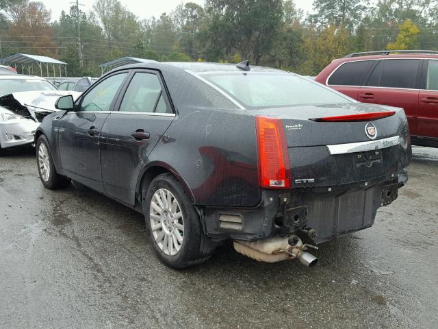 1G6DE5E50D0109314 - 2013 CADILLAC CTS LUXURY BLACK photo 3