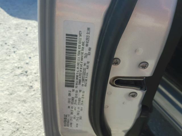 1C6RR7GT1GS221831 - 2016 RAM 1500 SLT ვერცხლისფერი ფოტო 10