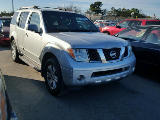 5N1AR18W05C729626 - 2005 NISSAN PATHFINDER GRAY photo 1