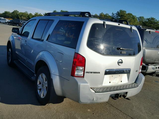 5N1AR18W05C729626 - 2005 NISSAN PATHFINDER GRAY photo 3