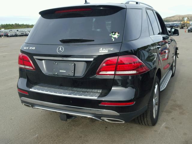 4JGDA5HB9GA693829 - 2016 MERCEDES-BENZ GLE 350 4M BLACK photo 4