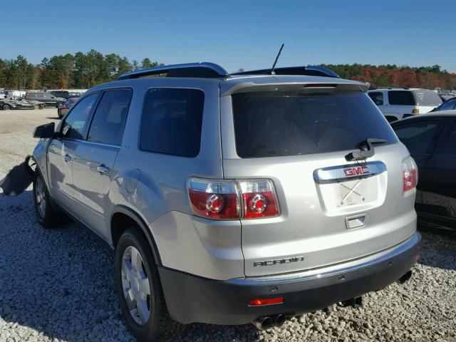 1GKER33718J270953 - 2008 GMC ACADIA SLT SILVER photo 3