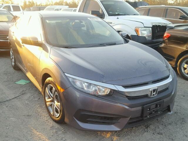 19XFC2F52HE045203 - 2017 HONDA CIVIC LX GRAY photo 1