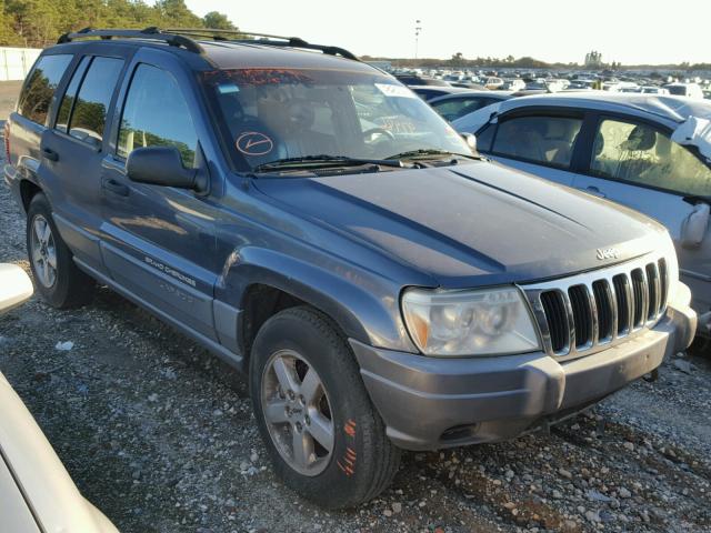 1J4GW48S12C269890 - 2002 JEEP GRAND CHER BLUE photo 1