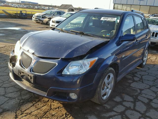 5Y2SL65886Z457452 - 2006 PONTIAC VIBE BLUE photo 2