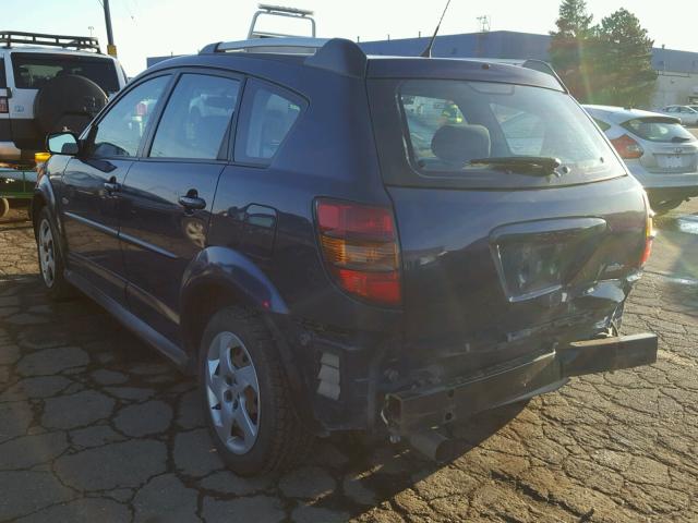 5Y2SL65886Z457452 - 2006 PONTIAC VIBE BLUE photo 3