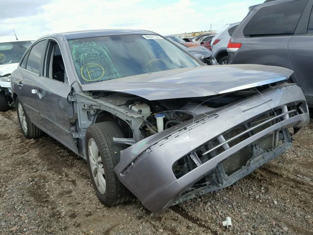 KMHFC46F17A185258 - 2007 HYUNDAI AZERA SE GRAY photo 1