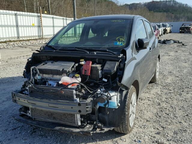 KL8CA6SA0HC815742 - 2017 CHEVROLET SPARK LS CHARCOAL photo 2