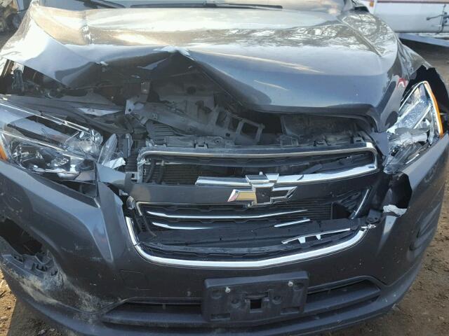 3GNCJNSB7GL174335 - 2016 CHEVROLET TRAX LS GRAY photo 9