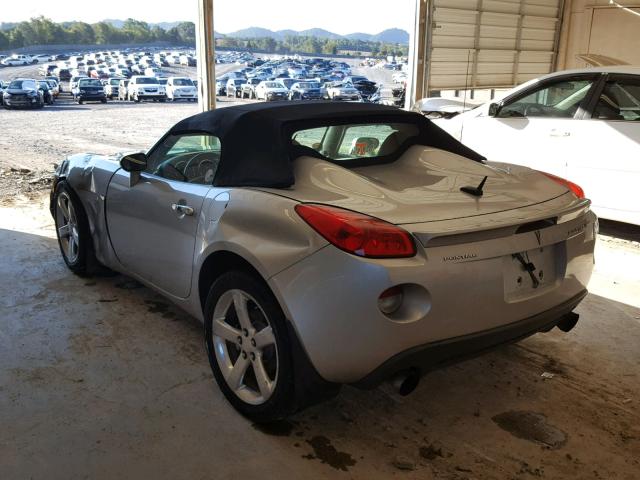 1G2MG35X68Y101288 - 2008 PONTIAC SOLSTICE G SILVER photo 3