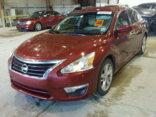 1N4AL3AP2DN540053 - 2013 NISSAN ALTIMA 2.5 RED photo 2