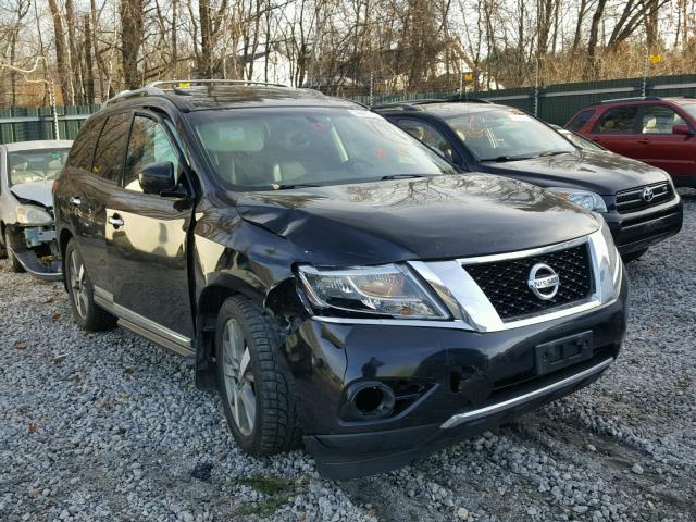 5N1AR2MM9DC614743 - 2013 NISSAN PATHFINDER BLACK photo 1