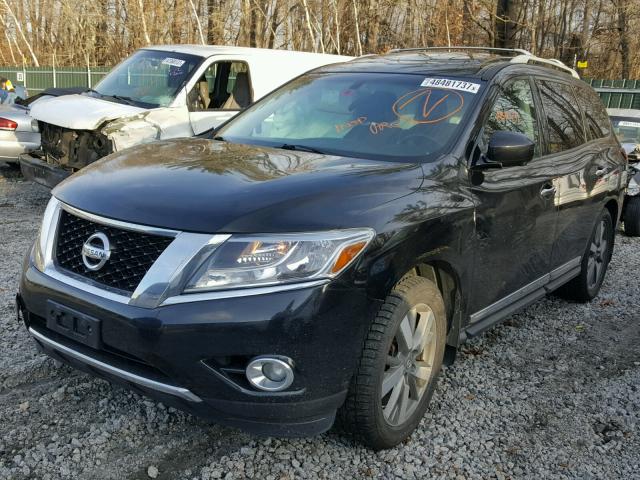 5N1AR2MM9DC614743 - 2013 NISSAN PATHFINDER BLACK photo 2