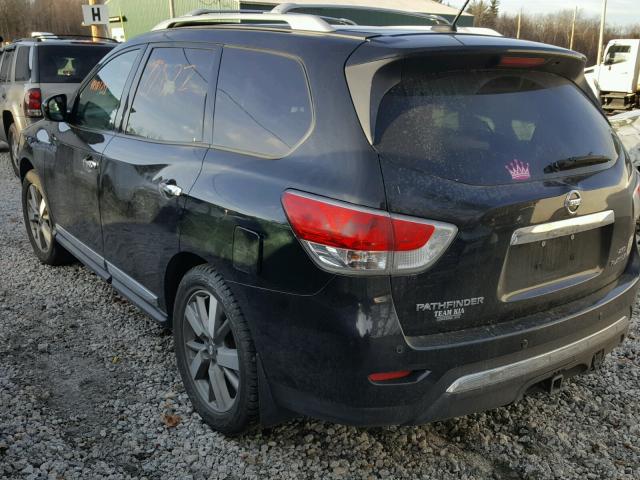 5N1AR2MM9DC614743 - 2013 NISSAN PATHFINDER BLACK photo 3