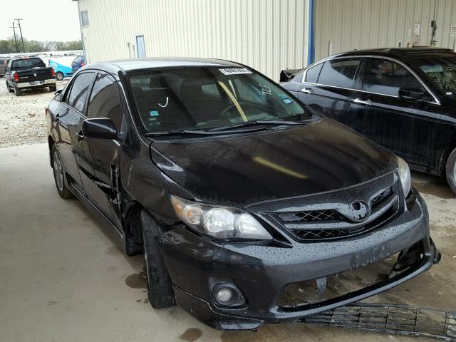 2T1BU4EE3BC704940 - 2011 TOYOTA COROLLA BA BLACK photo 1