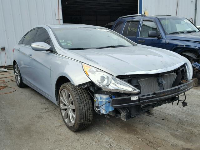 5NPEC4AC4CH440131 - 2012 HYUNDAI SONATA SE BLUE photo 1