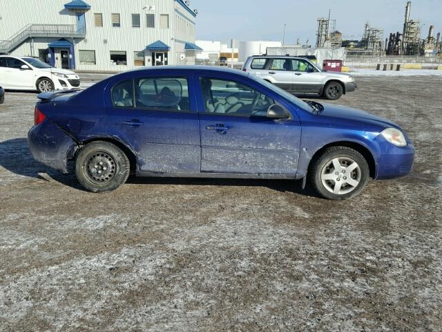 1G1AJ55F477330374 - 2007 CHEVROLET COBALT LS BLUE photo 9