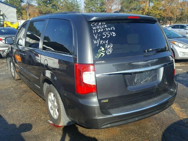 2A4RR5DG8BR675518 - 2011 CHRYSLER TOWN & COU GRAY photo 3