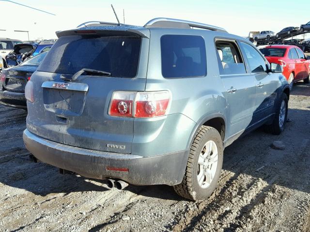 1GKEV23D29J174987 - 2009 GMC ACADIA SLT TEAL photo 4