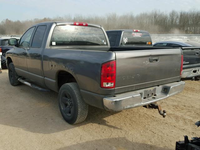 3D7HU18NX2G198233 - 2002 DODGE RAM 1500 GRAY photo 3