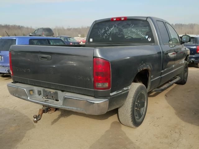 3D7HU18NX2G198233 - 2002 DODGE RAM 1500 GRAY photo 4