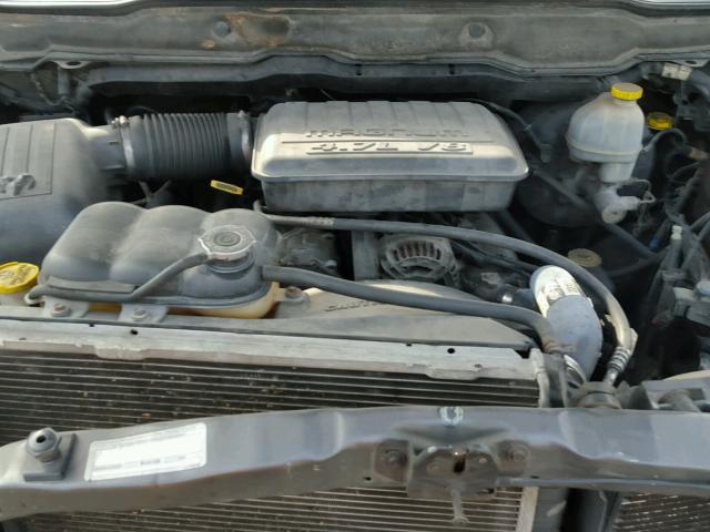 3D7HU18NX2G198233 - 2002 DODGE RAM 1500 GRAY photo 7