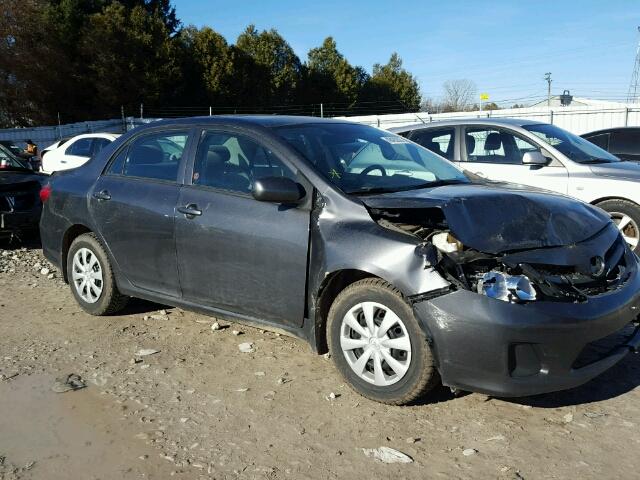 2T1BU4EE2DC123092 - 2013 TOYOTA COROLLA BA GRAY photo 1