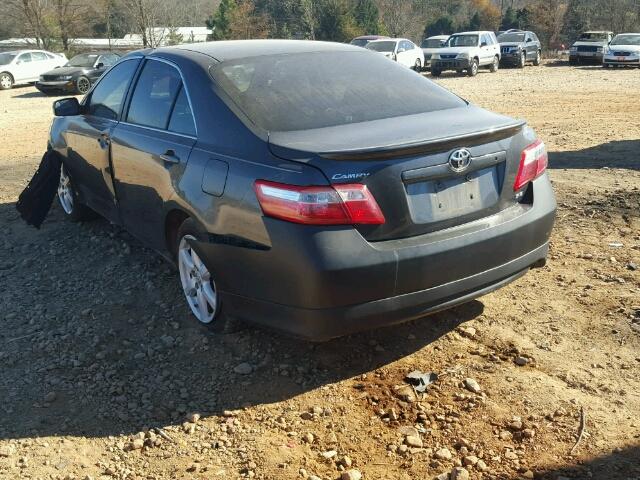 4T1BE46K38U208609 - 2008 TOYOTA CAMRY CE GRAY photo 3