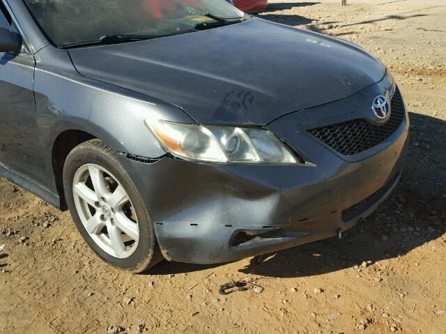 4T1BE46K38U208609 - 2008 TOYOTA CAMRY CE GRAY photo 9