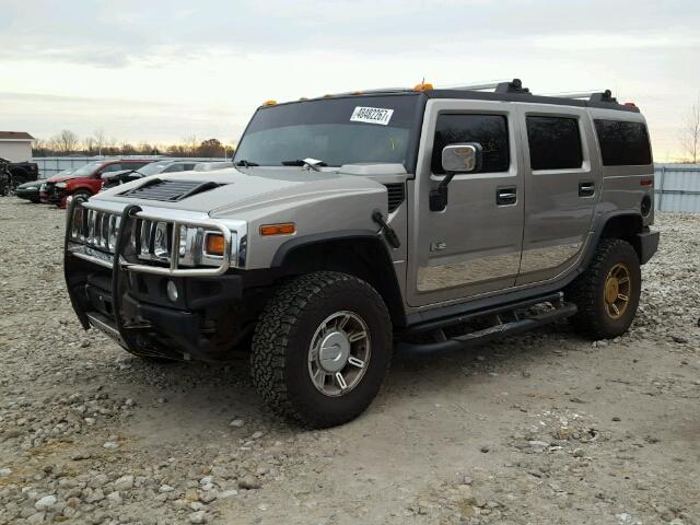 5GRGN23U23H146947 - 2003 HUMMER H2 BEIGE photo 2