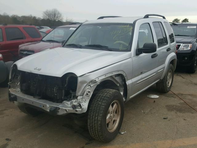 1J4GK58K63W578319 - 2003 JEEP LIBERTY LI SILVER photo 2