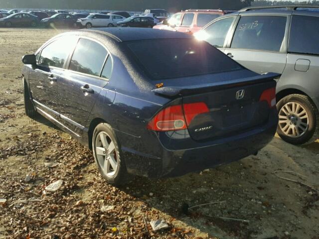 1HGFA16886L026686 - 2006 HONDA CIVIC EX BLUE photo 3