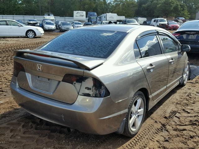 2HGFA16856H523644 - 2006 HONDA CIVIC EX GRAY photo 4