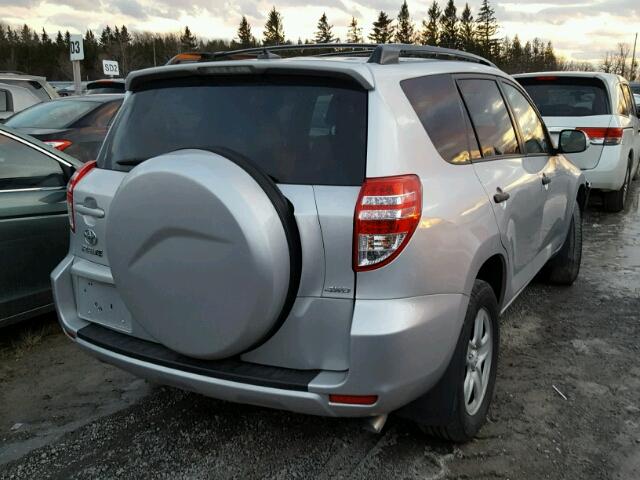 2T3BK4DV7CW072488 - 2012 TOYOTA RAV4 SILVER photo 4