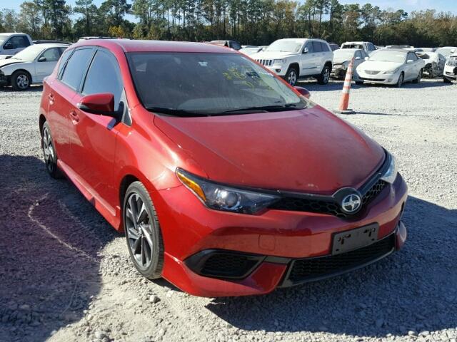 JTNKARJE3GJ503557 - 2016 TOYOTA SCION IM RED photo 1