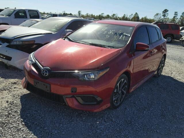 JTNKARJE3GJ503557 - 2016 TOYOTA SCION IM RED photo 2