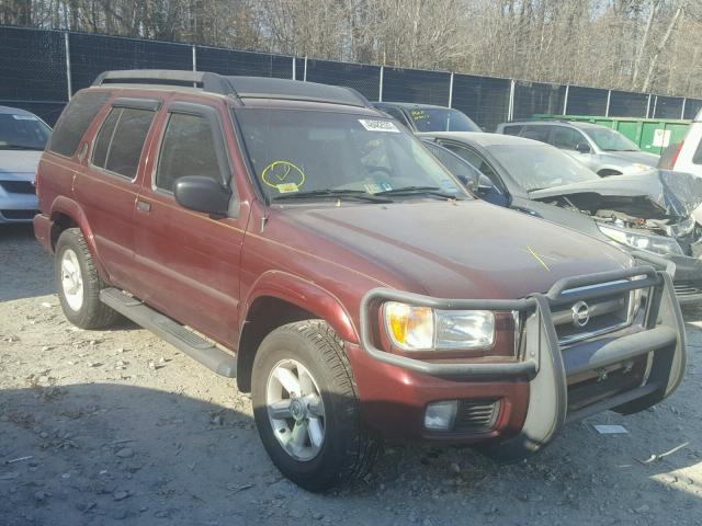 JN8DR09Y84W916173 - 2004 NISSAN PATHFINDER BURGUNDY photo 1