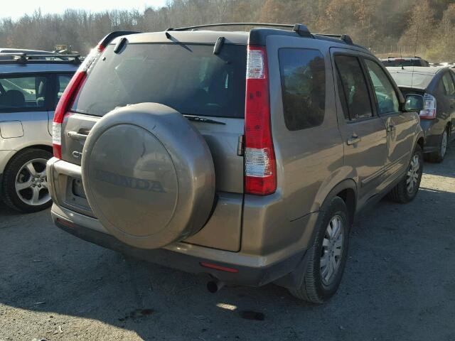 SHSRD789X5U336425 - 2005 HONDA CR-V SE TAN photo 4