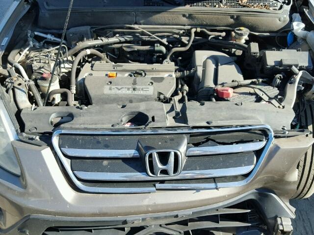 SHSRD789X5U336425 - 2005 HONDA CR-V SE TAN photo 7