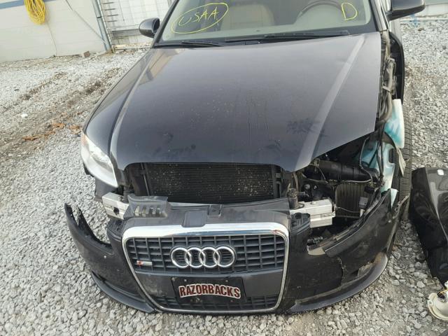 WAUAF78E08A167831 - 2008 AUDI A4 2.0T BLACK photo 9