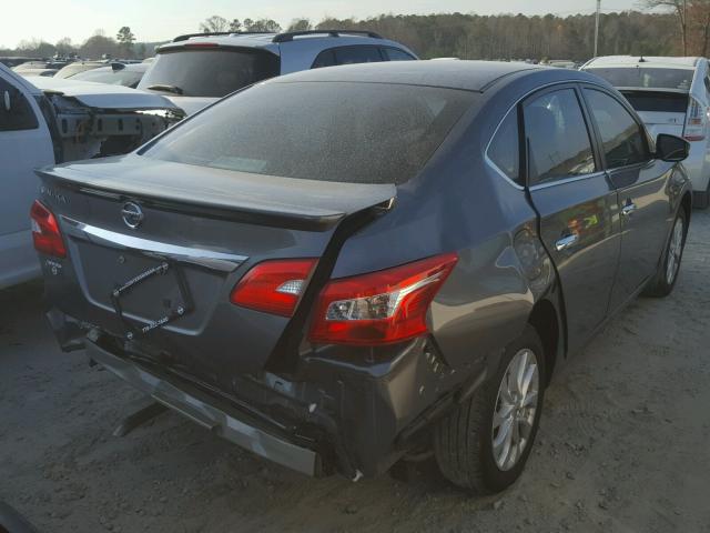 3N1AB7APXHY235075 - 2017 NISSAN SENTRA S GRAY photo 4