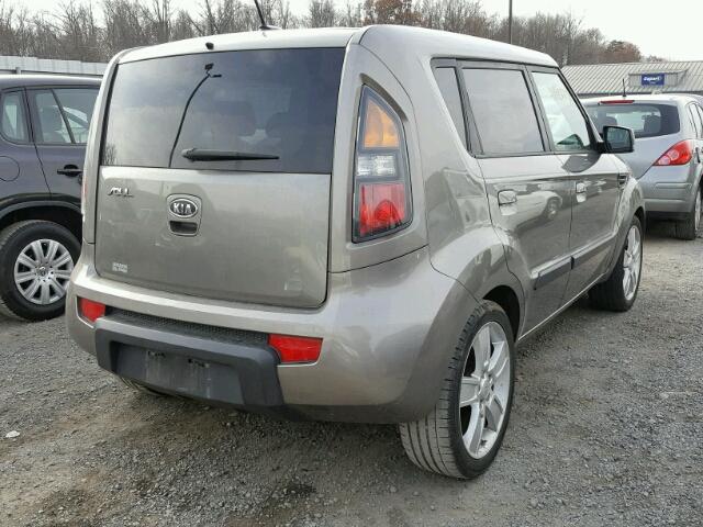 KNDJT2A24A7066079 - 2010 KIA SOUL + GRAY photo 4