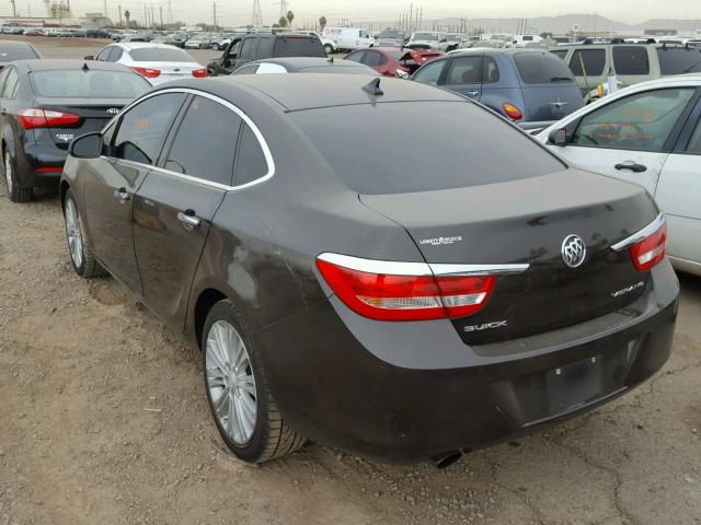 1G4PP5SK7E4127166 - 2014 BUICK VERANO BLACK photo 3