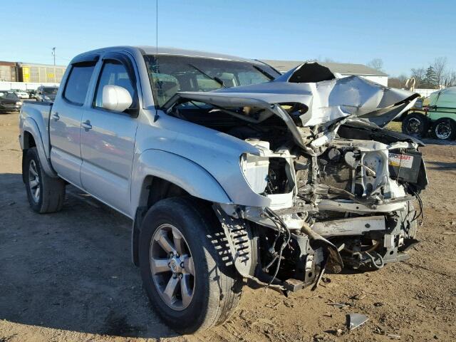 5TELU42N46Z178455 - 2006 TOYOTA TACOMA DOU SILVER photo 1