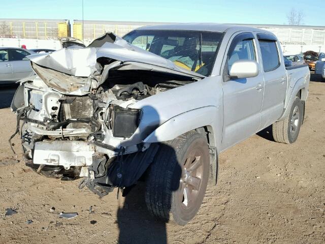 5TELU42N46Z178455 - 2006 TOYOTA TACOMA DOU SILVER photo 2