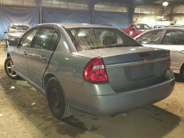 1G1ZT58N78F117023 - 2008 CHEVROLET MALIBU LT BLUE photo 3