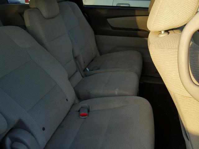 5FNRL5H46BB014797 - 2011 HONDA ODYSSEY EX BLUE photo 6