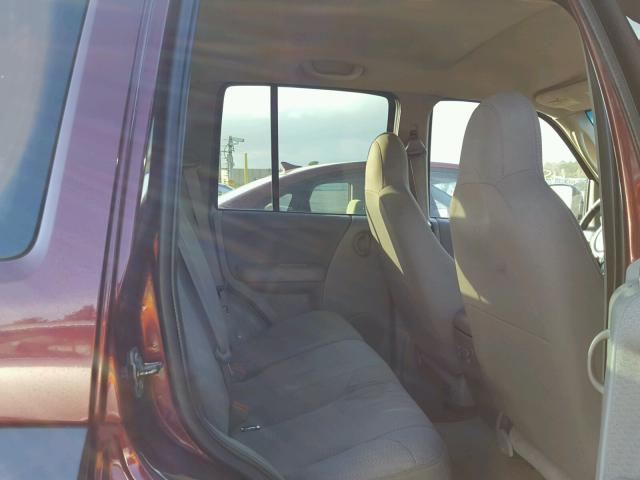 1J4GL48K72W352120 - 2002 JEEP LIBERTY SP MAROON photo 6